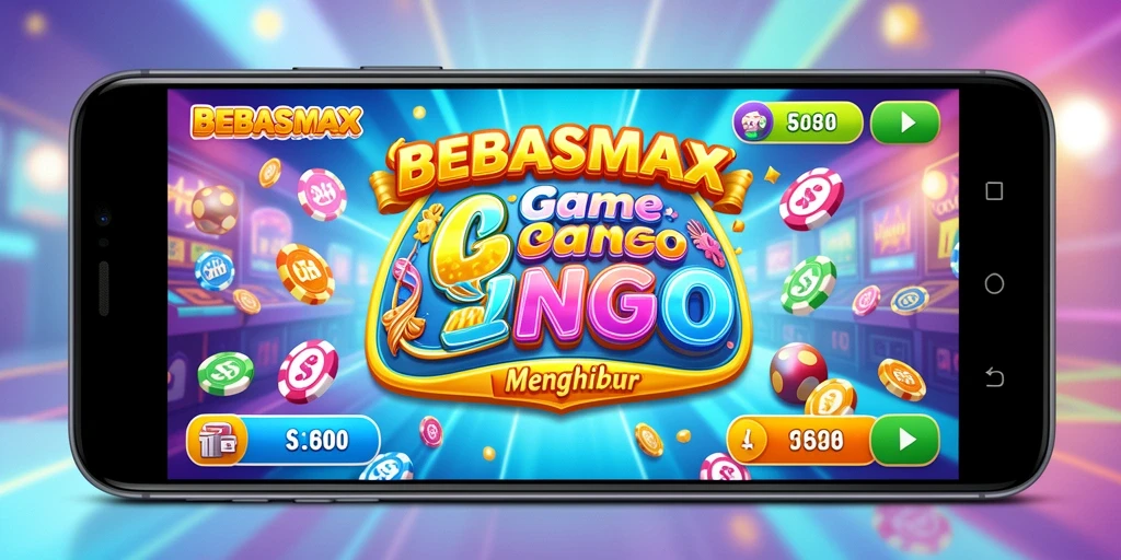 Tampilan gameplay seru dalam BEBASMAX, menunjukan keseruan bermain Bingo.