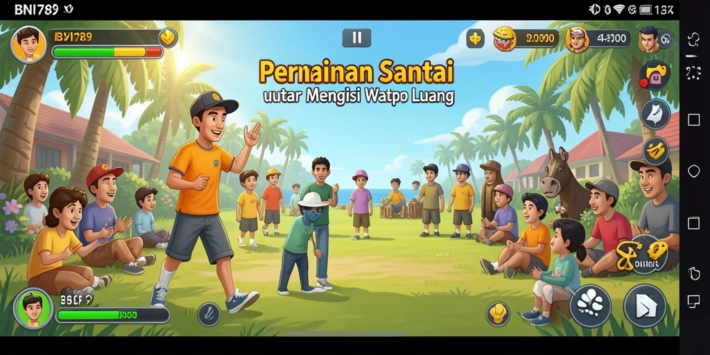 Screenshot gameplay BNI789 yang menunjukkan keseruan permainan Casual.