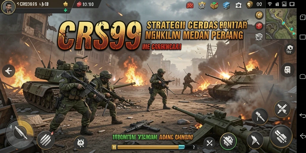 Tampilan gameplay CRS99 yang menegangkan dan strategis.