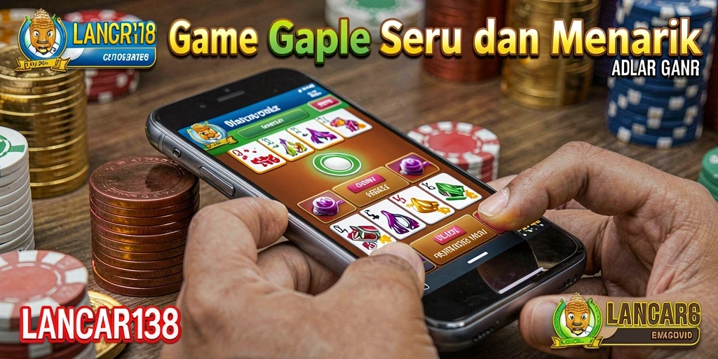 Screenshot gameplay <strong>LANCAR138</strong> yang menarik dalam permainan Gaple.