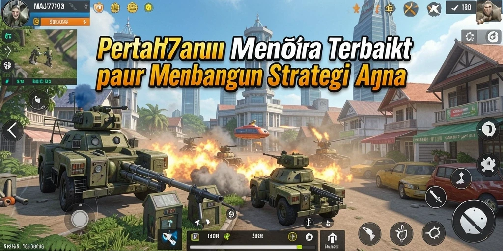 Screenshot gameplay MAJ777 menampilkan strategi menara pertahanan yang menarik.