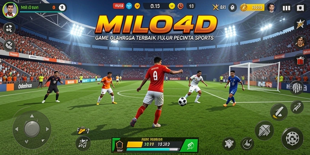 Screenshot gameplay MILO4D menampilkan aksi olahraga yang memukau.