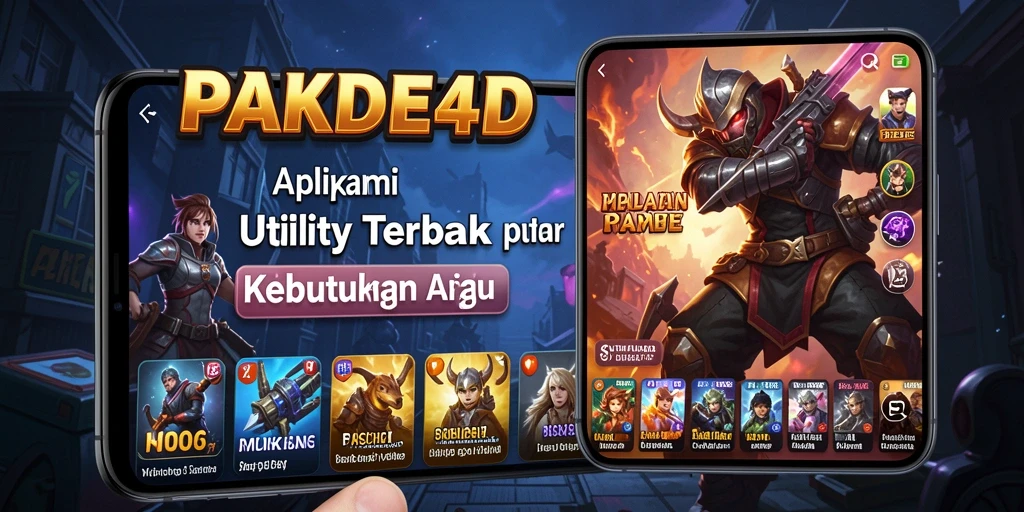 Tampilan antarmuka utama PAKDE4D dengan fitur-fitur utility yang lengkap.