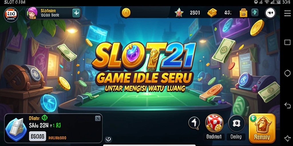 Screenshot gameplay <strong>SLOT21</strong> menampilkan berbagai slot menarik dan antarmuka yang ramah pengguna.