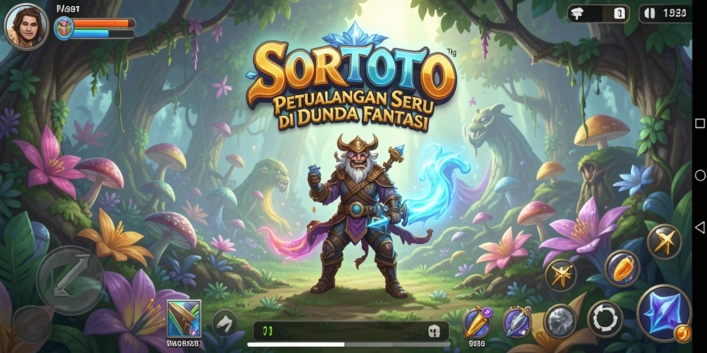 Tangkapan layar menunjukkan aksi seru gameplay RPG di SORTOTO.