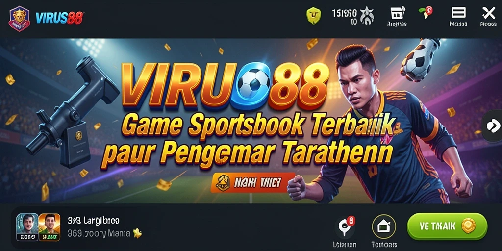 Tampilan menarik dari gameplay Sportsbook VIRUS88 yang memukau.